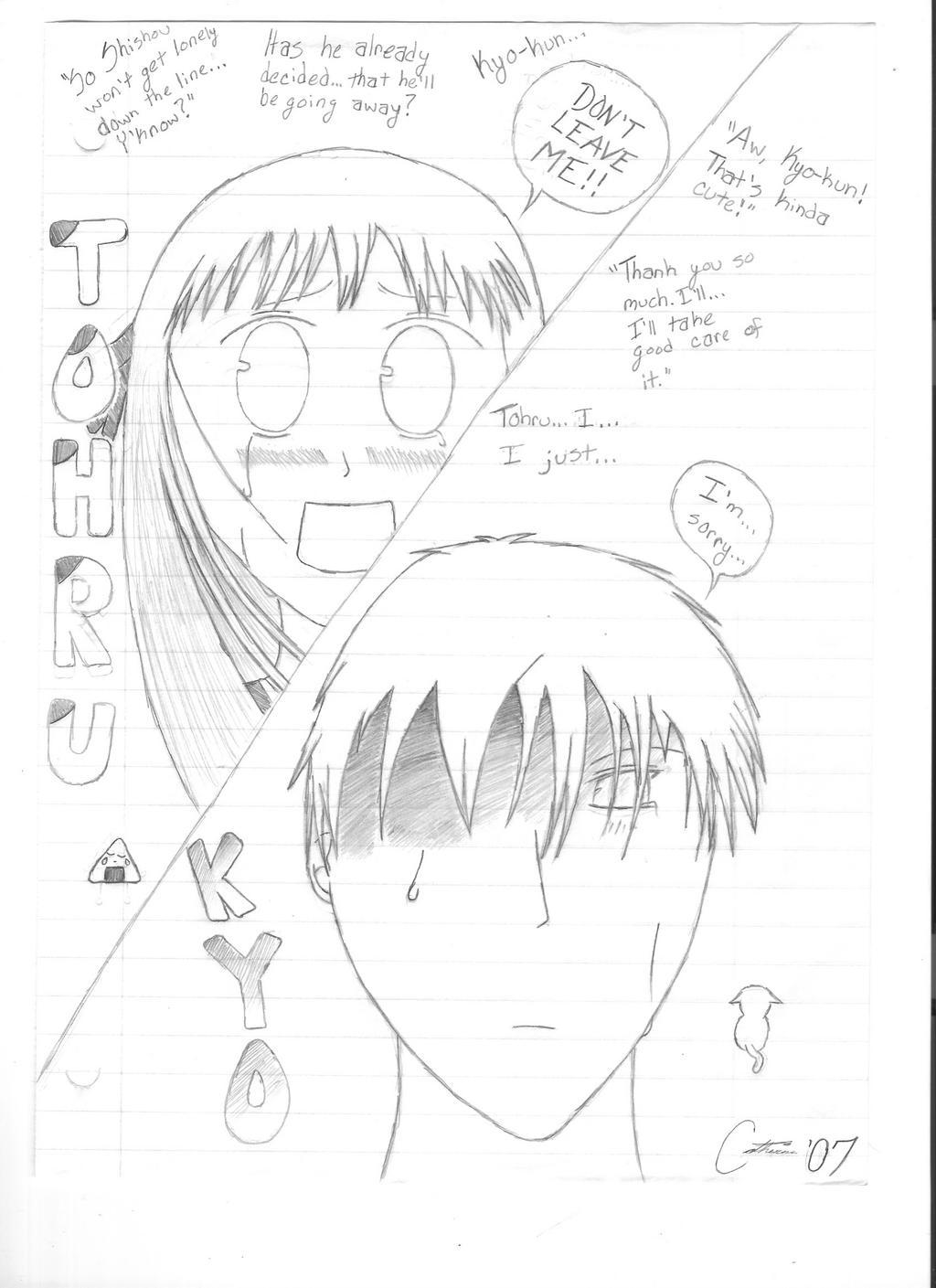 Tohru and Kyo by narutobsessed on DeviantArt