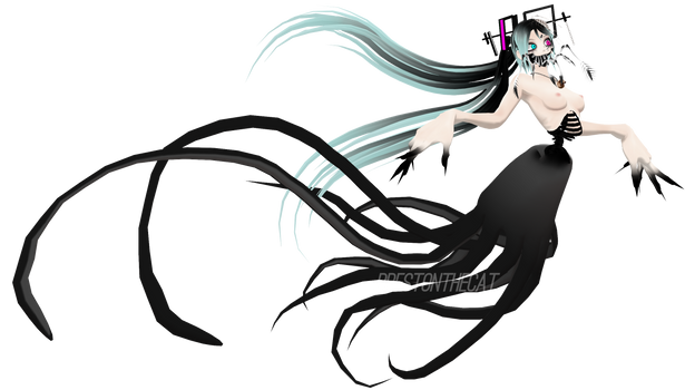 MMD Ca Dark Mermaid .:Birthday Gift:.