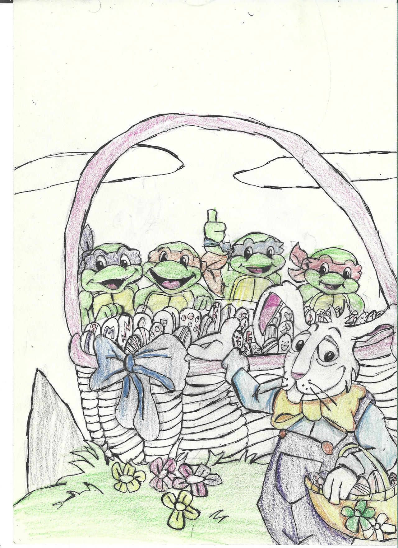 Teenage Mutant Ninja Turtles and the Easter Bunny by Reimon-Master-II ...