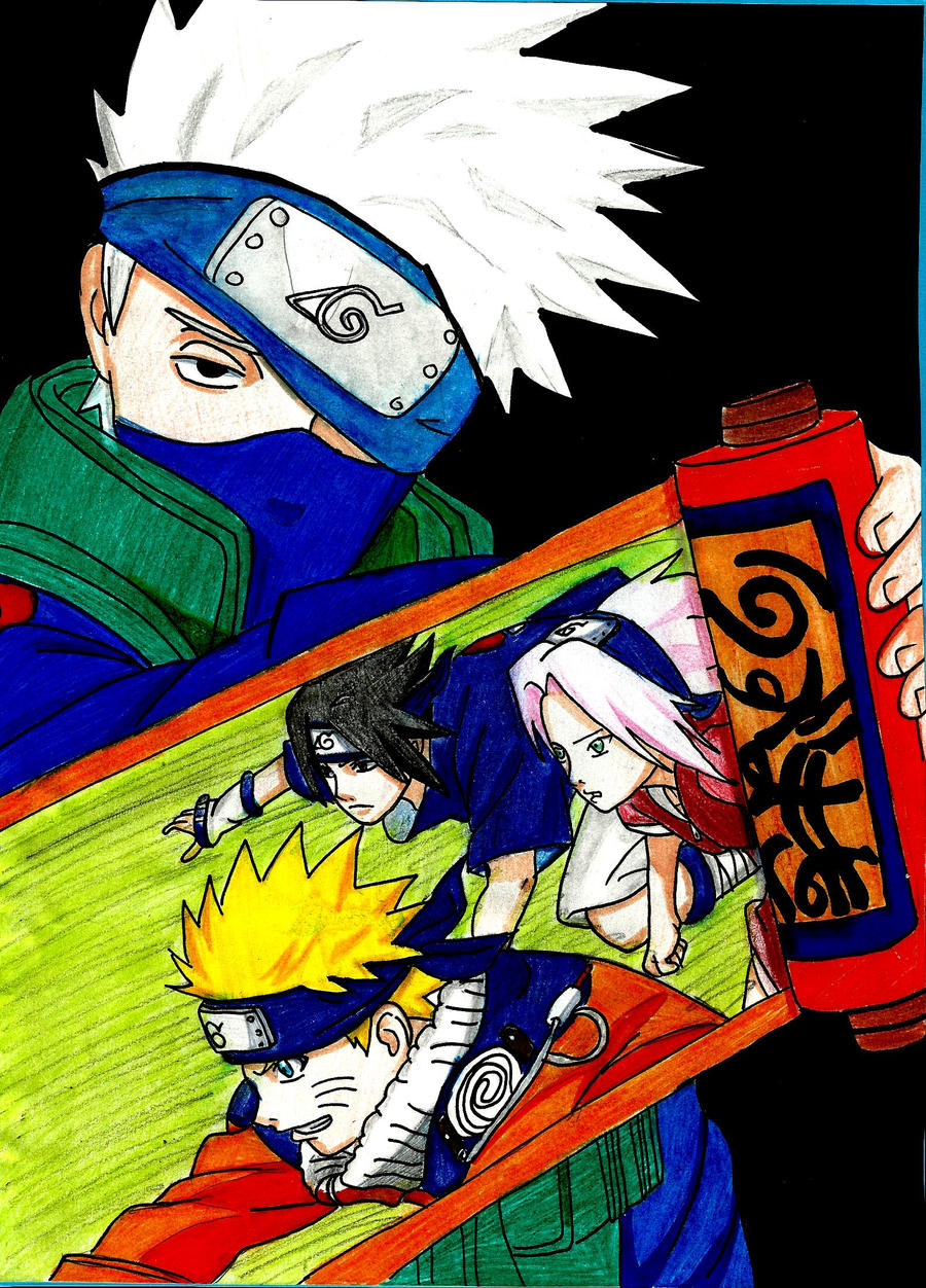 Kakashi's students scroll