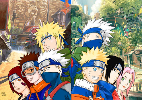 Team Minato and Team Kakashi