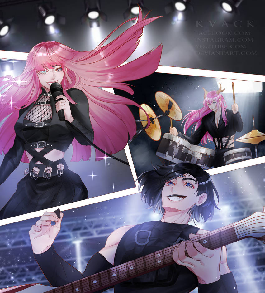 Band Deviantart Band Commission made by kvack by Kvackzeducc on DeviantArt