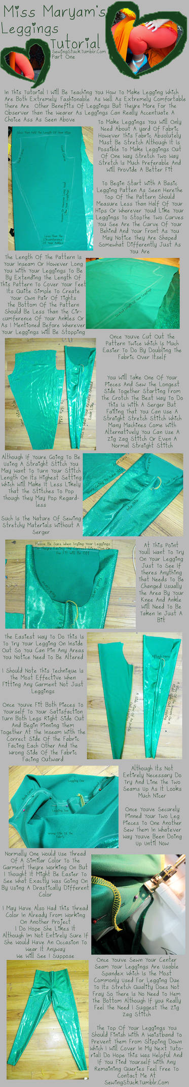 Sewingstuck - Leggings Tutorial 01