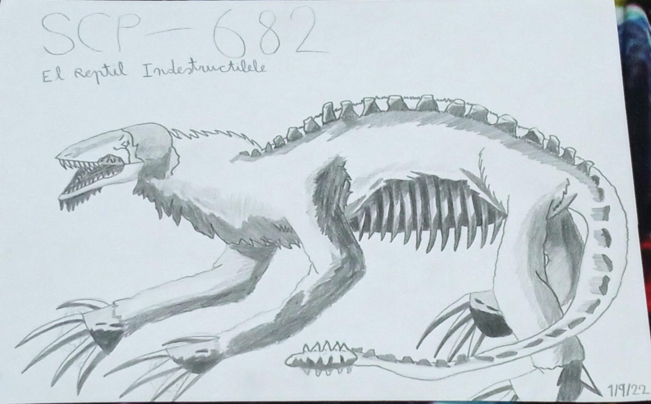 SCP-682 the indestructible reptile