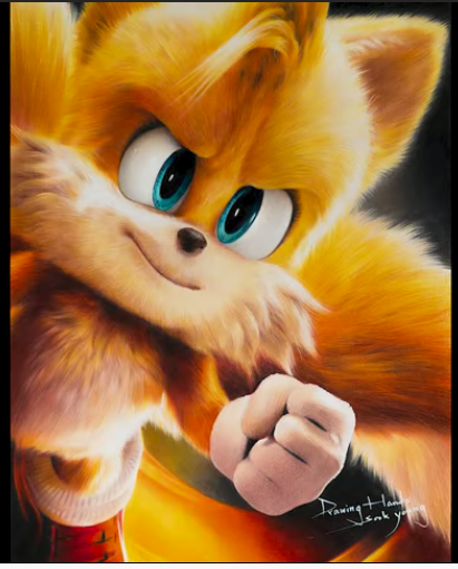 Tails ( Sonic O Filme 2 ) in 2023  Hedgehog movie, Sonic, Character art