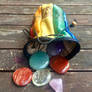 Chakras's leather pouch