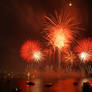 Team Singapore fireworks