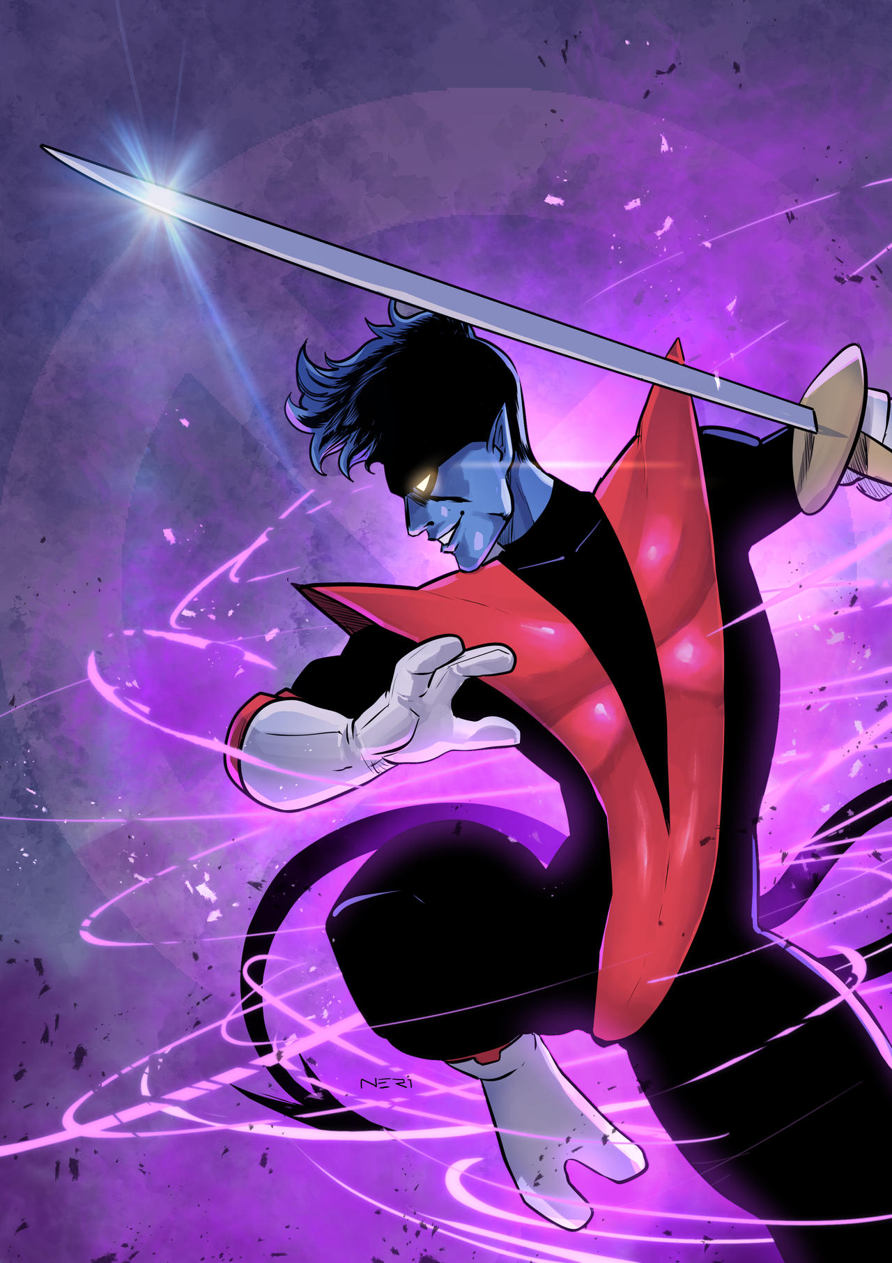 Nightcrawler by Nerirearte on DeviantArt
