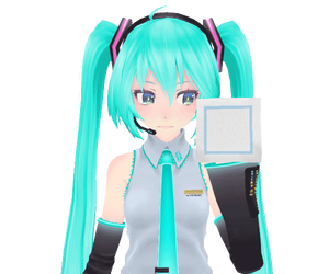[MMD animation] Miku is cleaning your screen