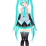 [MMD animation practice] Miku floating (calm ver)