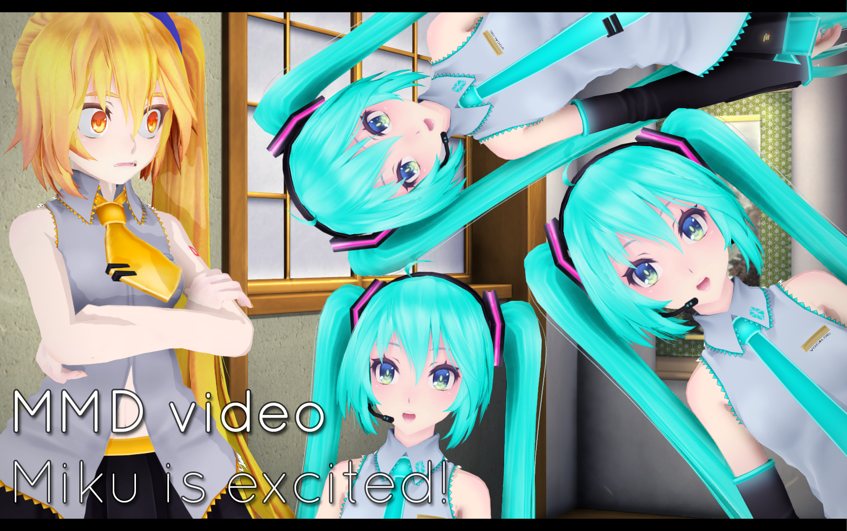 [MMD video] Miku is excited!