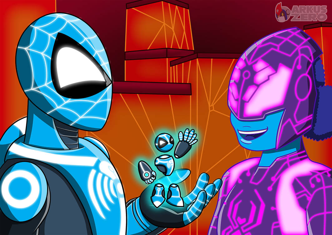 Spyder-Byte meets Spider-Byte by Arkus0 on DeviantArt