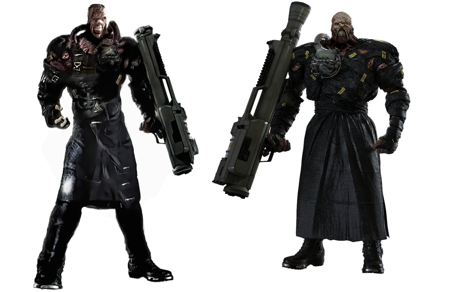 Resident Evil 3 Remake Nemesis characters