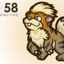 058 - GROWLITHE - GSEAR