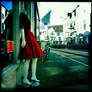 Street Red Dress