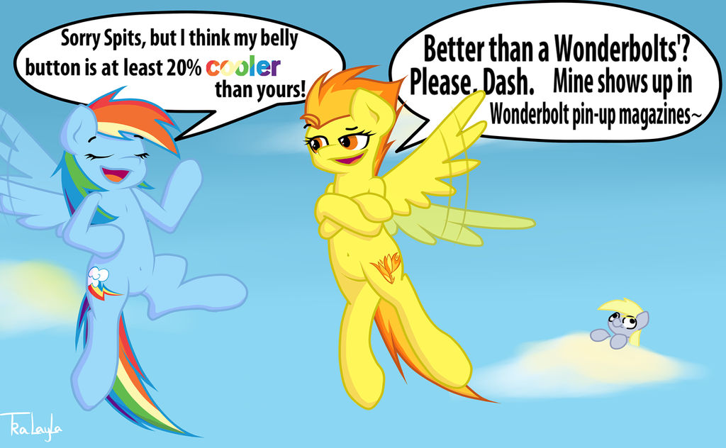 Comepetitive Pegasi meet Belly Buttons