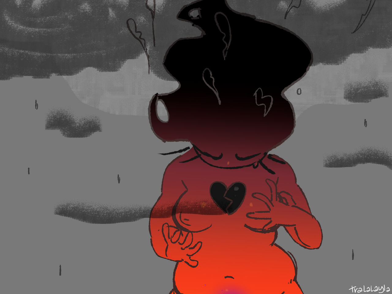 Sad Deviantart Rip Sad Breakup Art by TraLaLayla on DeviantArt