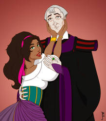 Some Frollo and Esmeralda Fluff