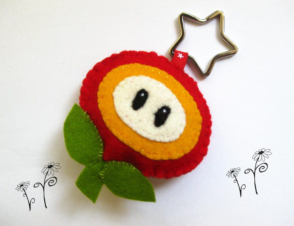 Super Mario Fire Flower by MissMarston on DeviantArt