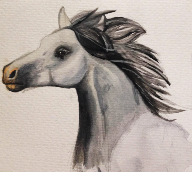 Gouache Pony