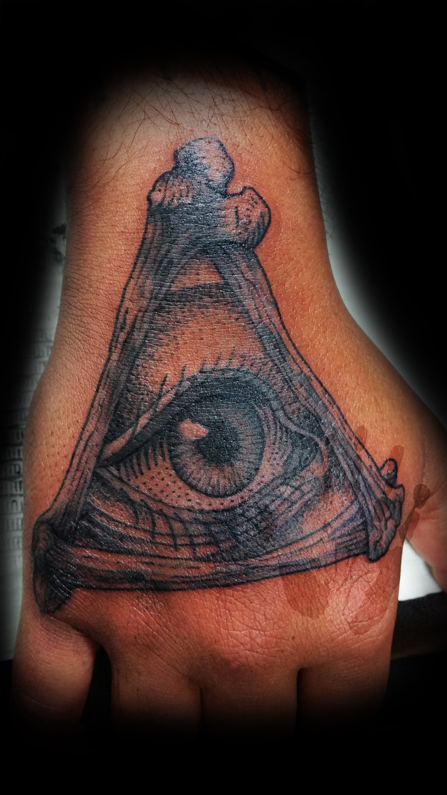 All-Seeing Eye / Third Eye Hand Tattoo by SMHartwork on DeviantArt