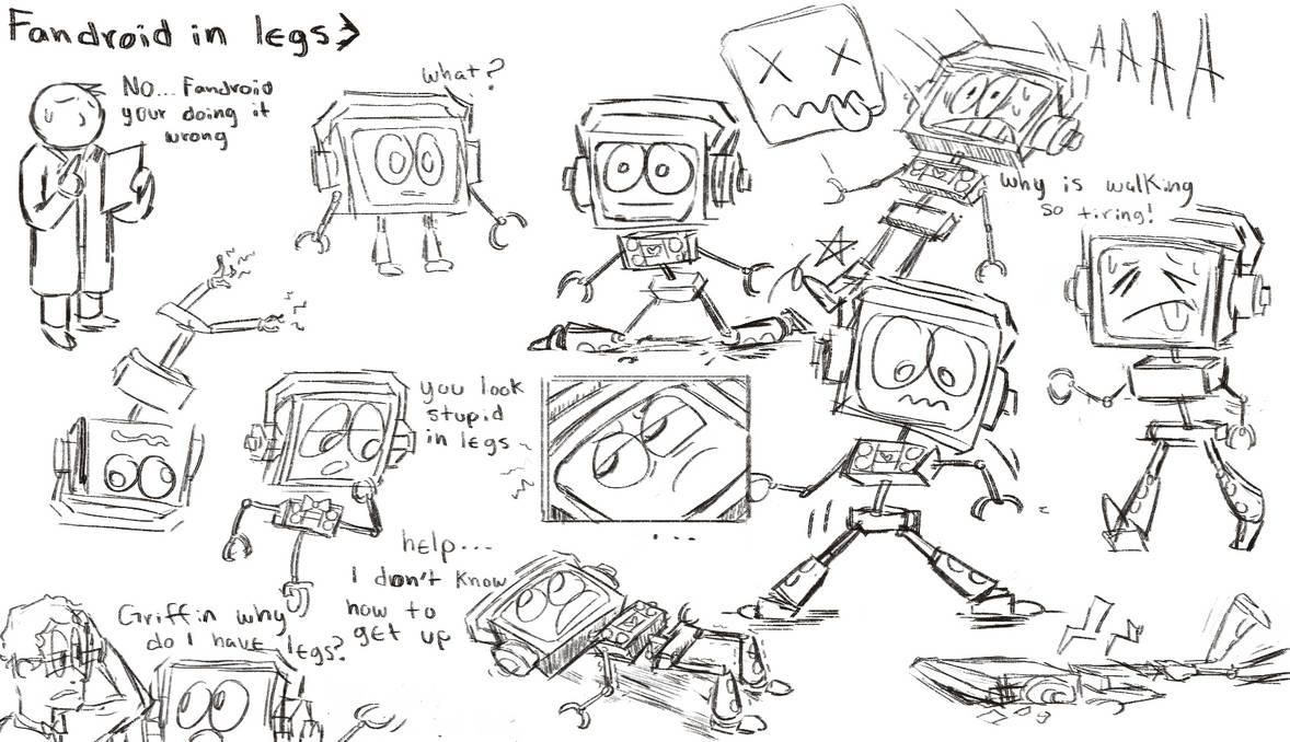 Fandroid in legs by EilEEnVel26 on DeviantArt