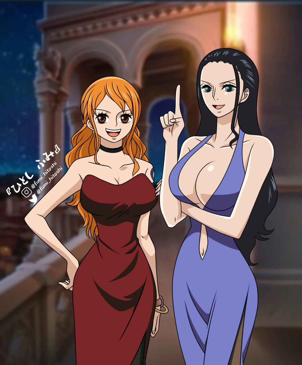 Nami and Nico Robin | One Piece by HitoshiFumi on DeviantArt