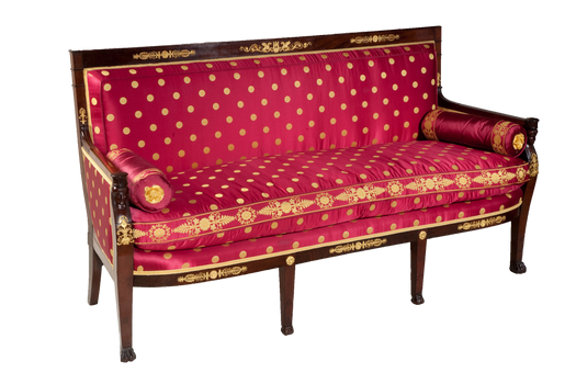 antique sofa png