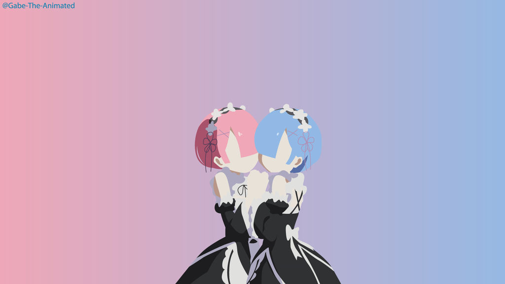 Ram And Rem Wallpaper By Gabe The Animated On Deviantart Ram And Rem Wallpaper By Gabe The Animated On Deviantart
