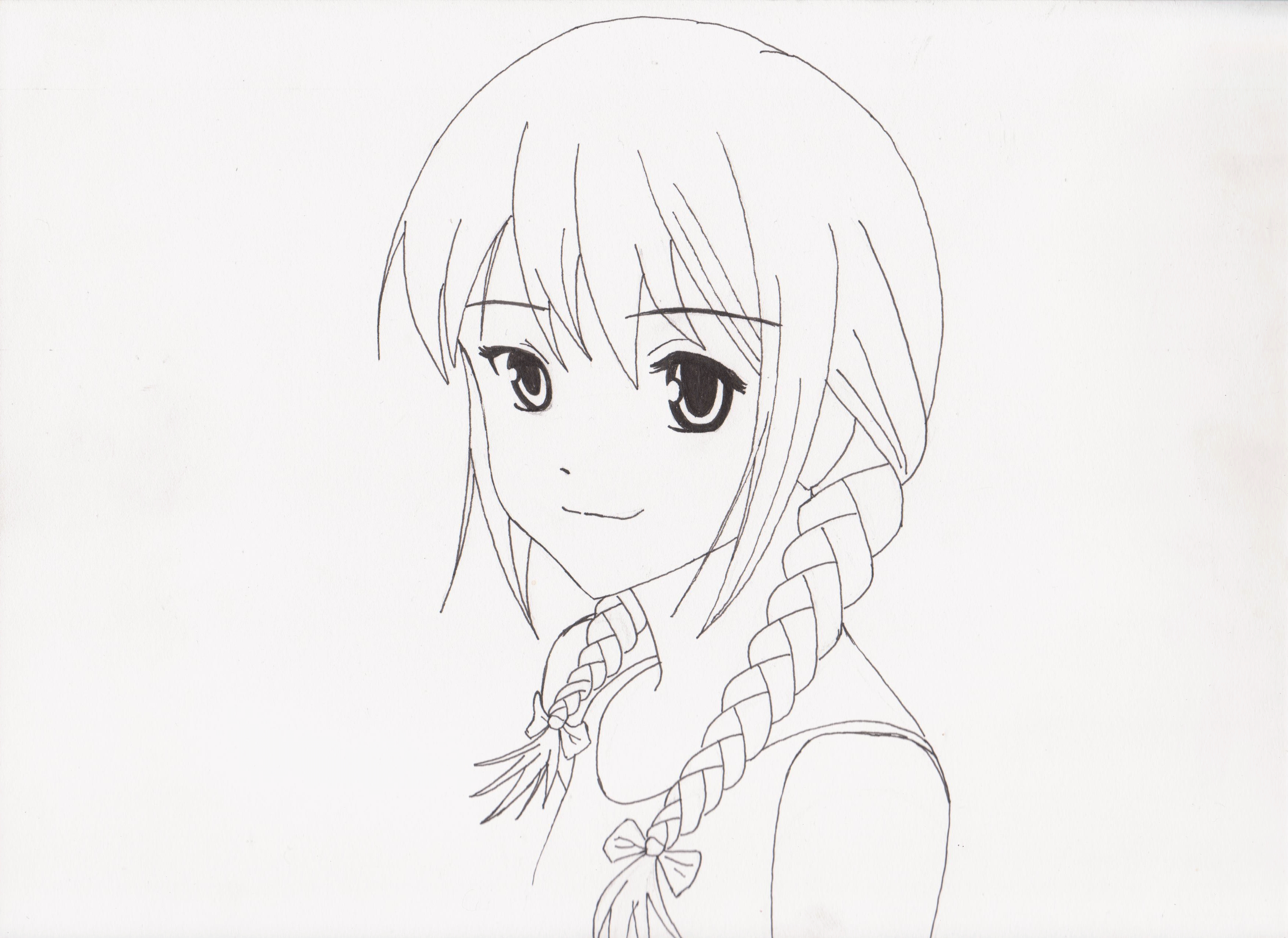 Braided Anime Girl By Mhylands On Deviantart
