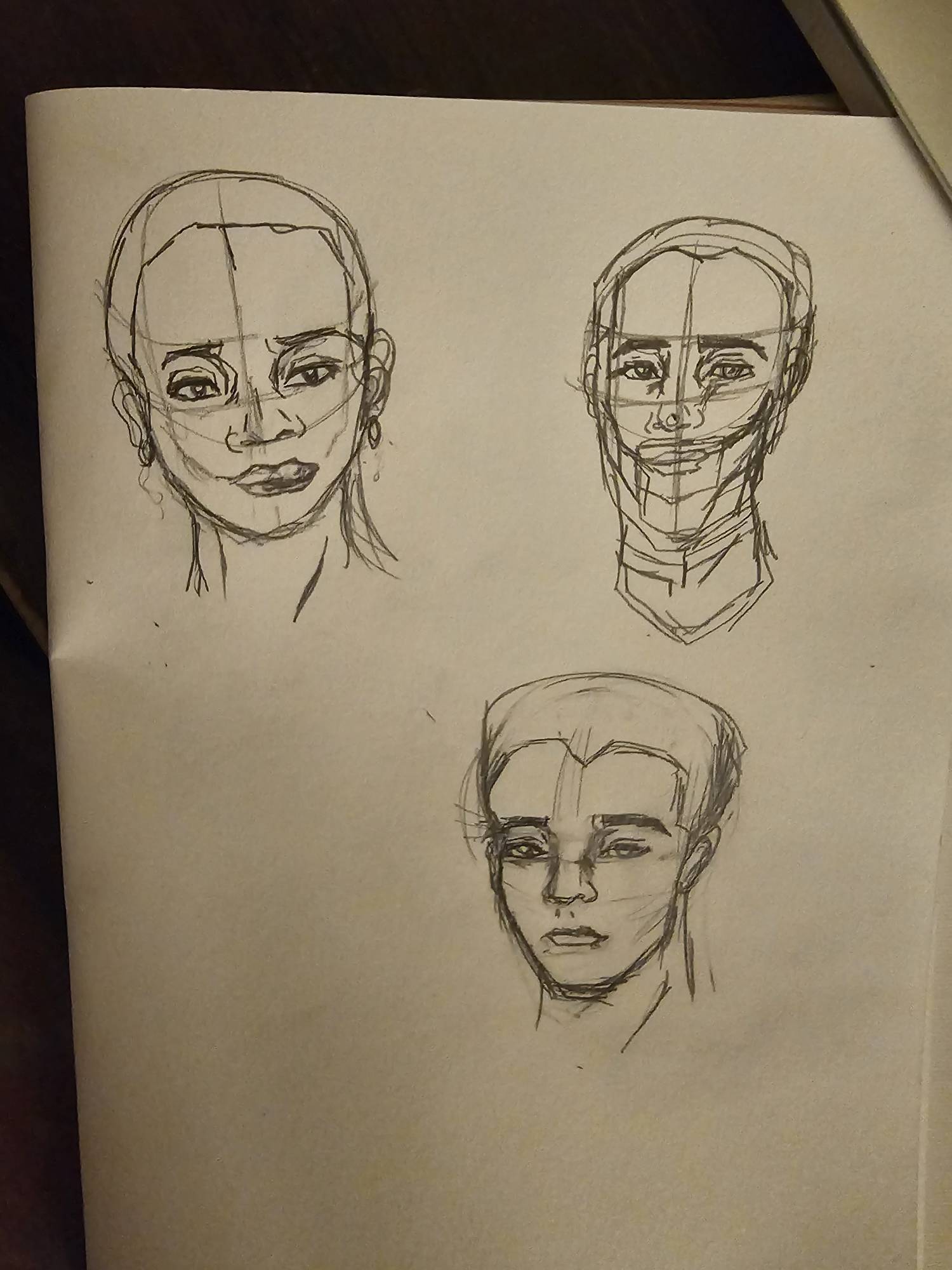 Normal Diffulty Face Drawing Practicing drawing faces by blackfairychic on DeviantArt