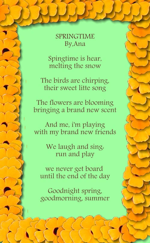 springtime poem by badchips101 on DeviantArt