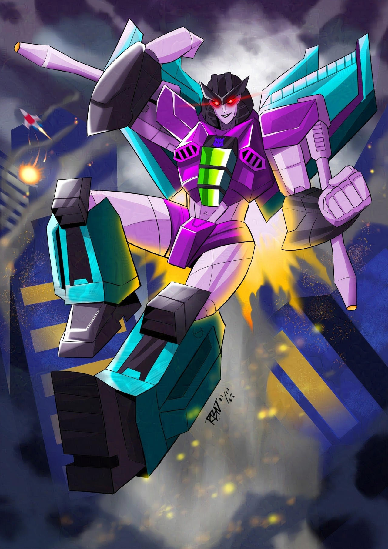 Transformers Slipstream by voidkaiser28arts on DeviantArt