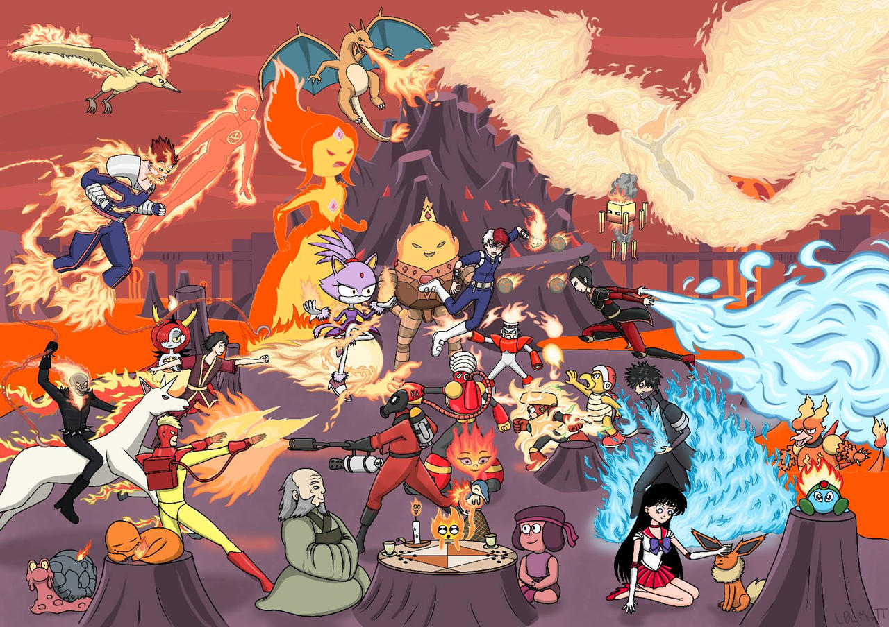 Fire Type Custom Fire Type Characters by canaryjr on DeviantArt