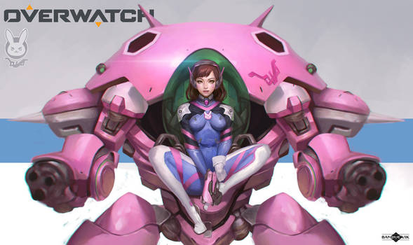 Overwatch - Love, D.va!   fanart