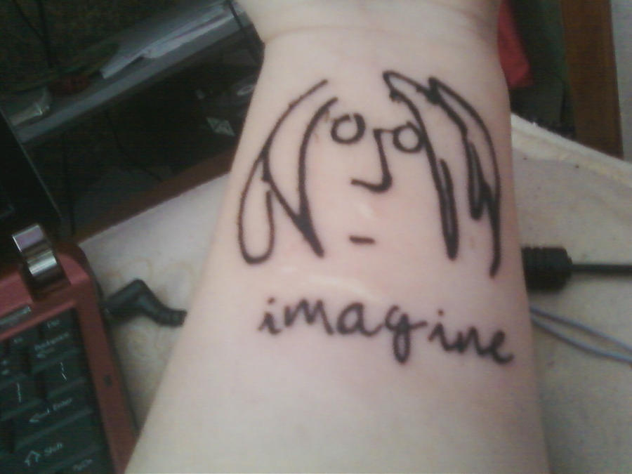 John Lennon Imagine Tattoo by MyRomanceIsChemical on DeviantArt