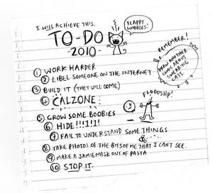 To Do in 2010