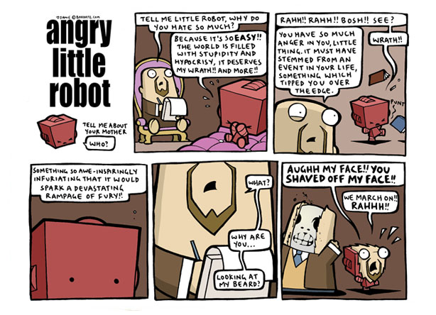 ANGRY LITTLE ROBOT - psych