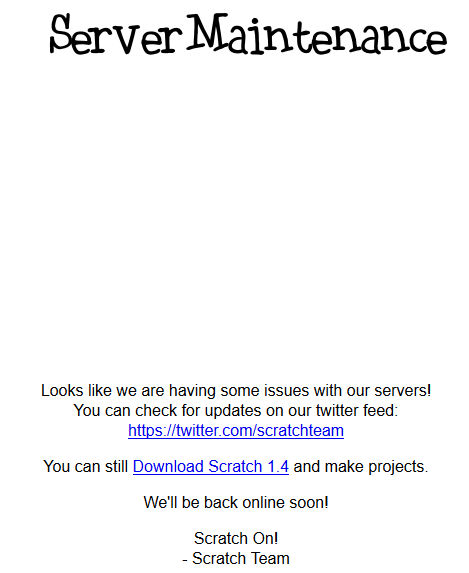 Scratch-Server-Maintenance-Old-template by RockNroolTOT on DeviantArt