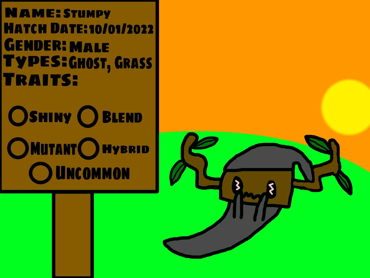 Stumpy the Phantump - Pkmn Adventures by TheDancingTuber161 on DeviantArt