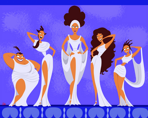 Disney's Hercules- Minimalist The Muses