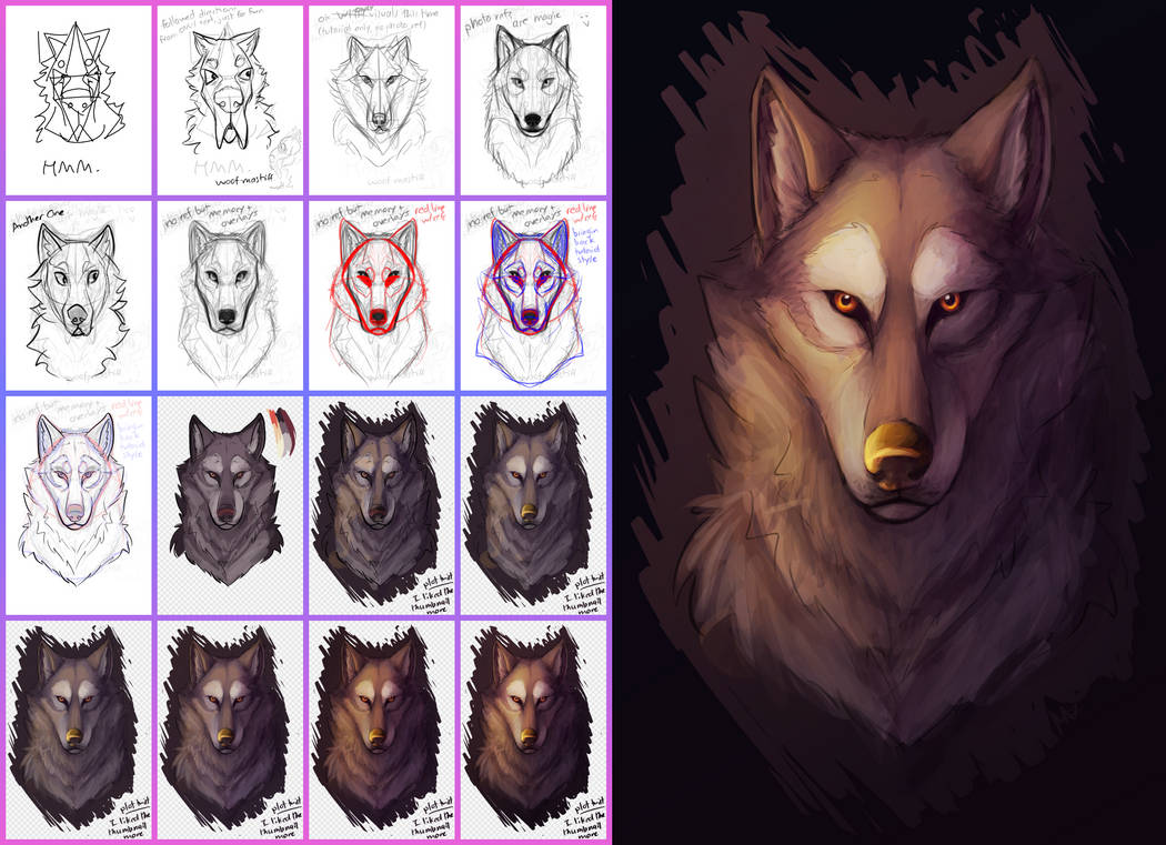 draw the rest of the tutorial woof by a-flyleaf on DeviantArt