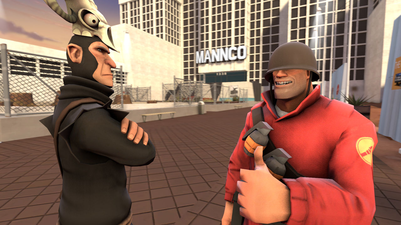 Team Fortress 2 (SFM) - Soldier and Merasmus by theviceenforcer on ...