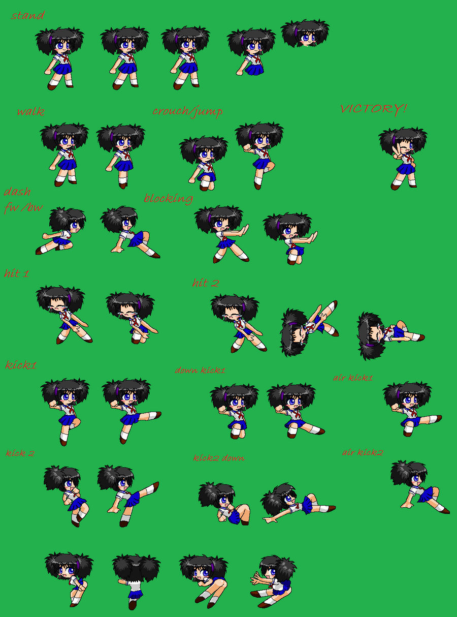 Mizuki Sprites Final By Thejestermime On Deviantart
