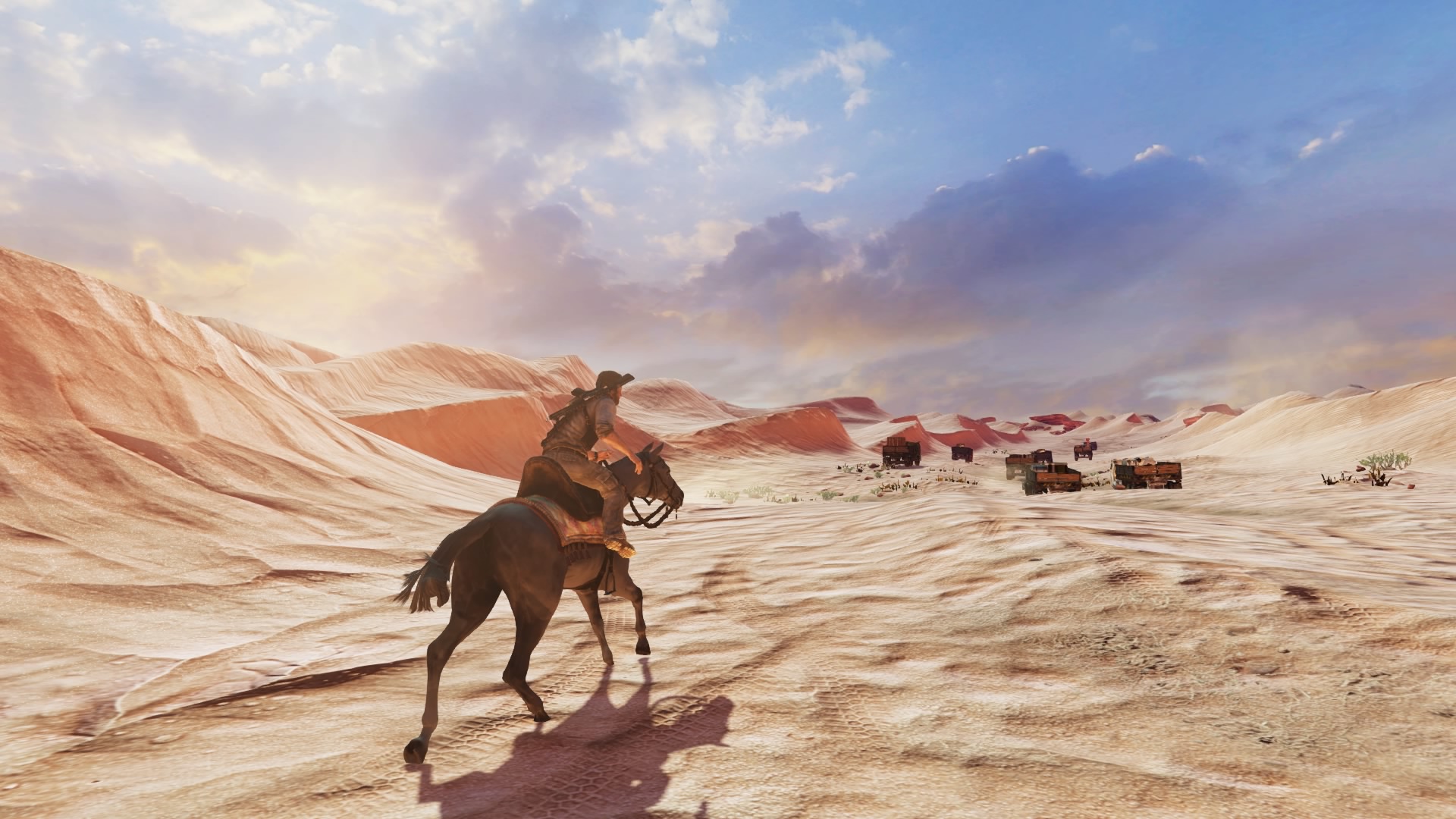 Uncharted 3: Two Tense Looking Screenshots