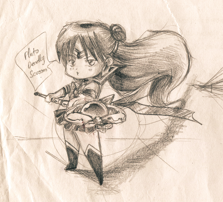 :Old Sketch: Chibi Sailor Pluto