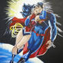 Superman Wonder Woman Kiss