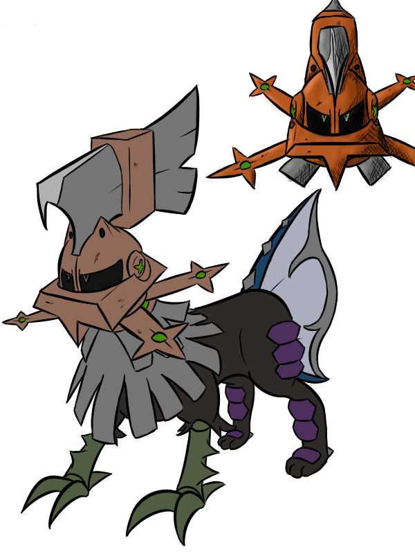 Type Null Attacking Type: Null by MachmanV2 on DeviantArt