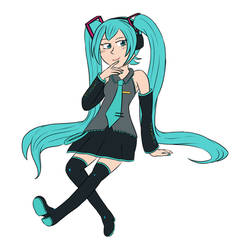 Miku Sitting