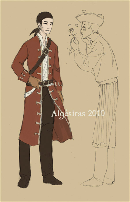 Gay Pirates: Sebastian sketch